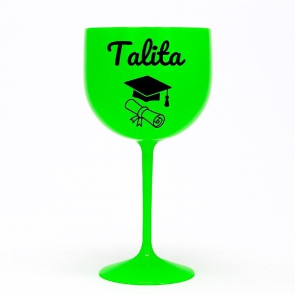 Taça Gin 580ml Formatura Personalizada com Nome Talita