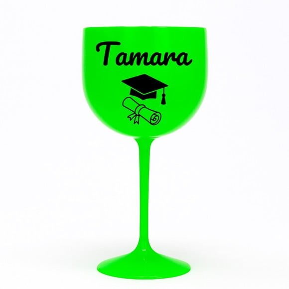 Taça Gin 580ml Formatura Personalizada com Nome Tamara