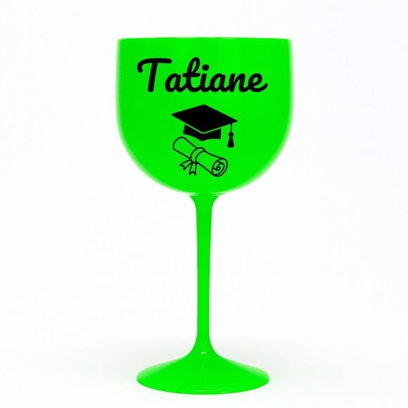 Taça Gin 580ml Formatura Personalizada com Nome Tatiane