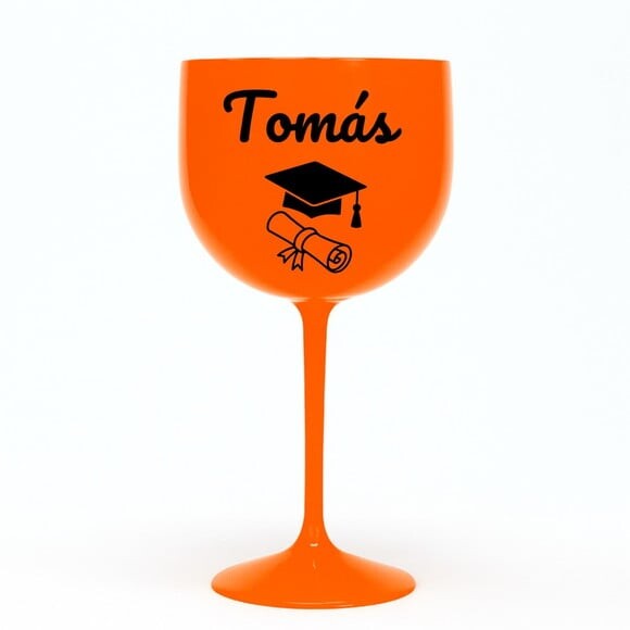 Taça Gin 580ml Formatura Personalizada com Nome Tomás