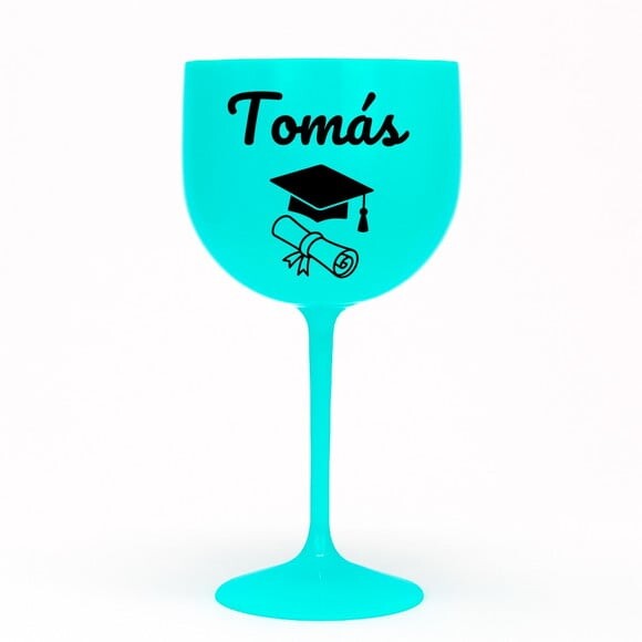 Taça Gin 580ml Formatura Personalizada com Nome Tomás