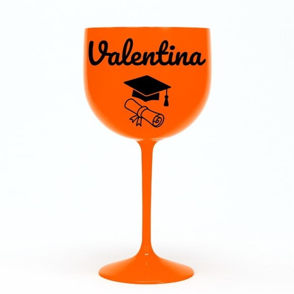 Taça Gin 580ml Formatura Personalizada com Nome Valentina