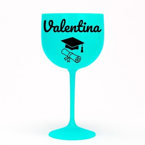 Taça Gin 580ml Formatura Personalizada com Nome Valentina