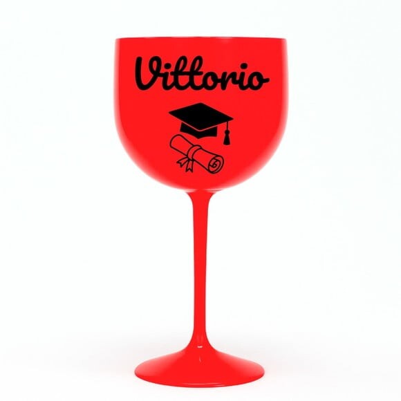 Taça Gin 580ml Formatura Personalizada com Nome Vittorio