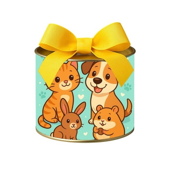 Tubo Lata Metalizada 7x10 Animais de Estimação