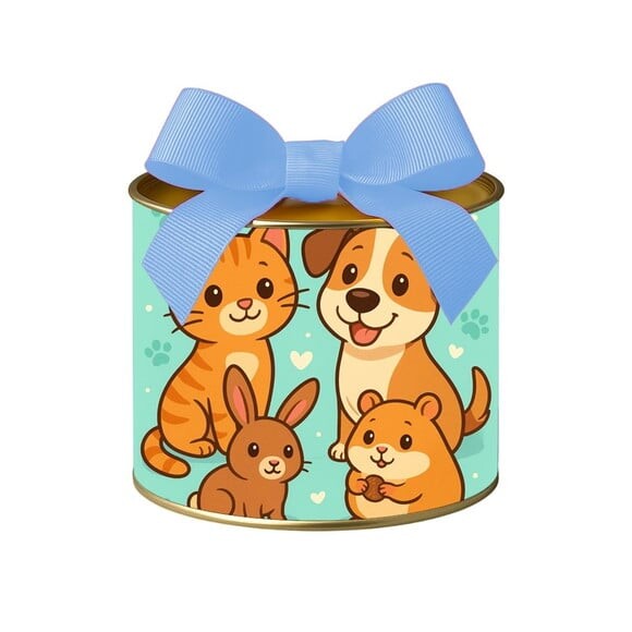 Tubo Lata Metalizada 7x10 Animais de Estimação