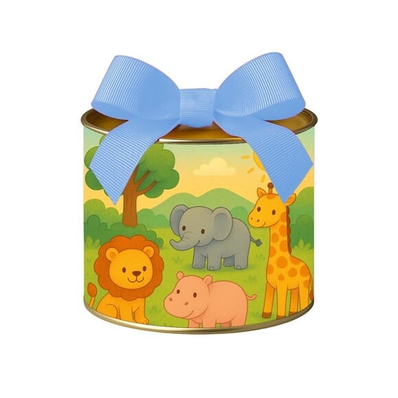 Tubo Lata Metalizada 7x10 Animais Selvagens
