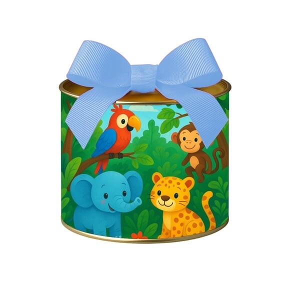 Tubo Lata Metalizada 7x10 Animais Tropicais