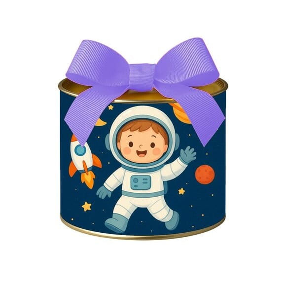 Tubo Lata Metalizada 7x10 Astronauta