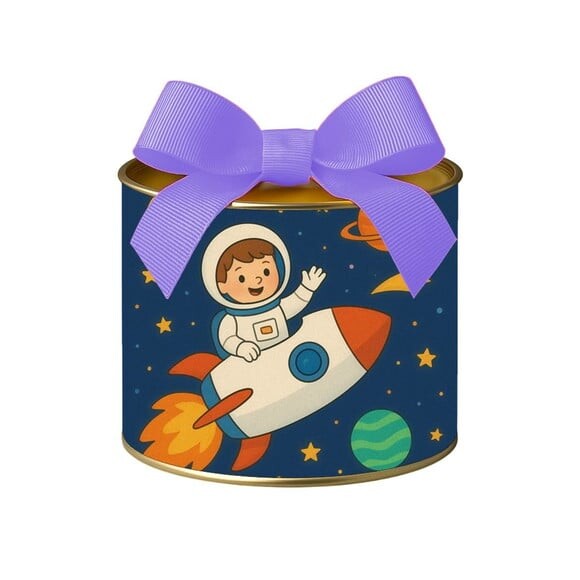 Tubo Lata Metalizada 7x10 Aventura Espacial