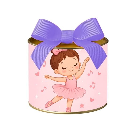 Tubo Lata Metalizada 7x10 Bailarina