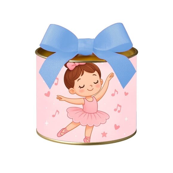 Tubo Lata Metalizada 7x10 Bailarina