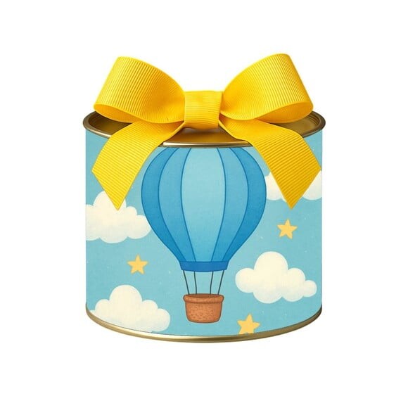 Tubo Lata Metalizada 7x10 Balão de Ar Azul