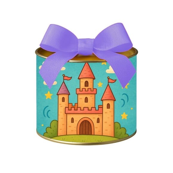 Tubo Lata Metalizada 7x10 Castelo Encantado