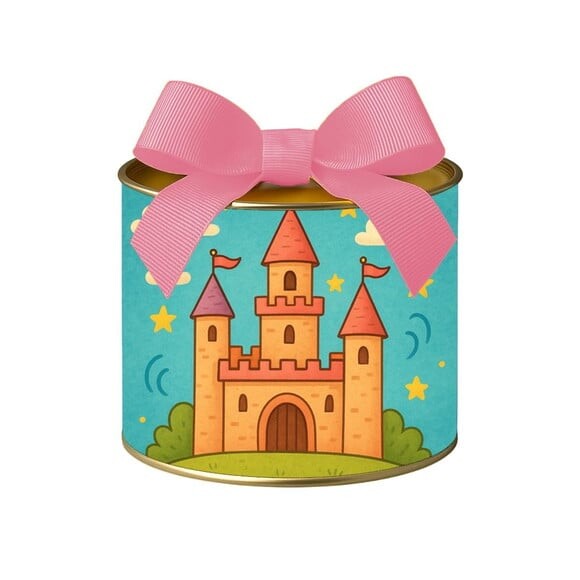Tubo Lata Metalizada 7x10 Castelo Encantado