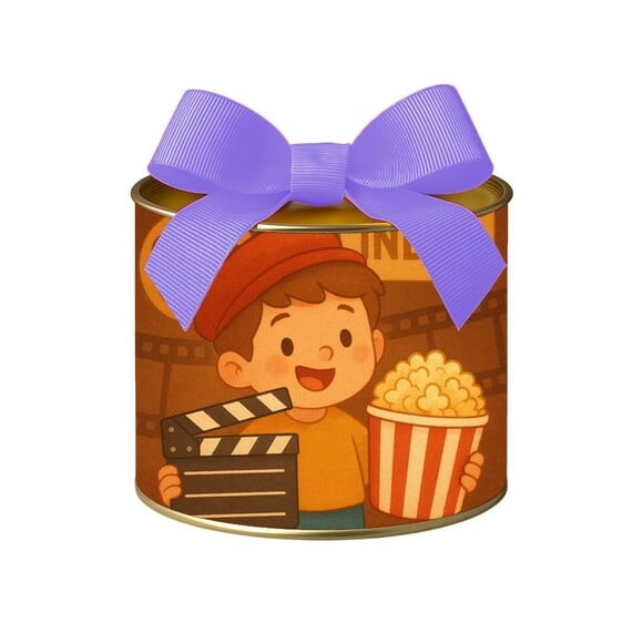 Tubo Lata Metalizada 7x10 Cinema Antigo