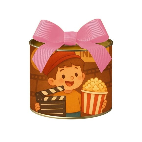 Tubo Lata Metalizada 7x10 Cinema Antigo