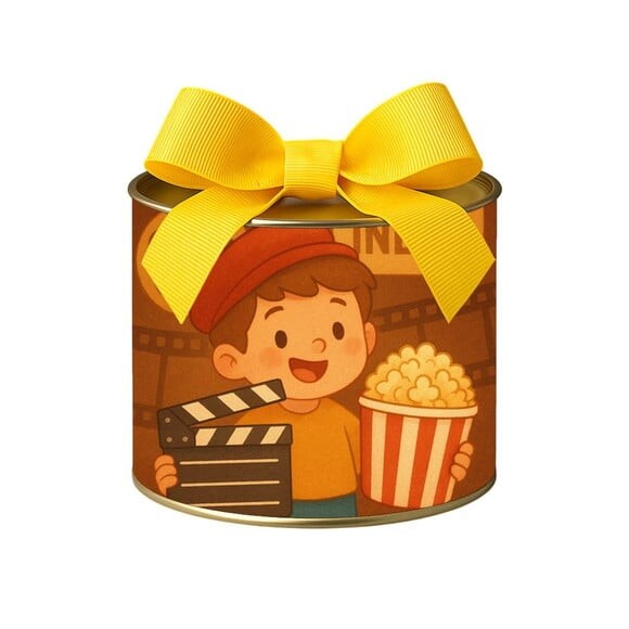 Tubo Lata Metalizada 7x10 Cinema Antigo