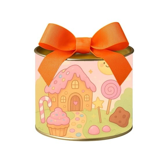 Tubo Lata Metalizada 7x10 Confeitaria Kids