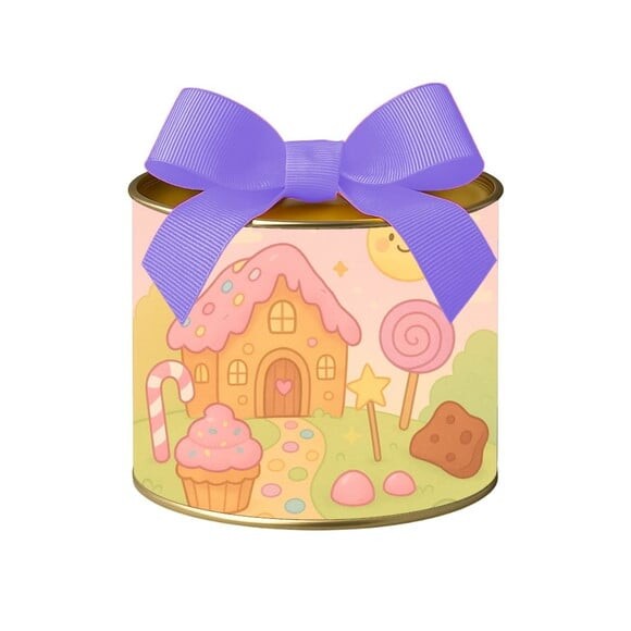 Tubo Lata Metalizada 7x10 Confeitaria Kids