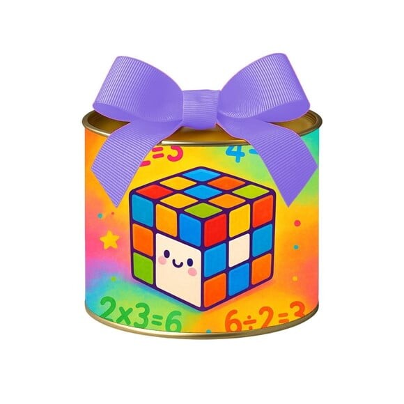 Tubo Lata Metalizada 7x10 Cubo Mágico