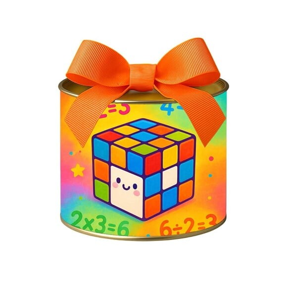 Tubo Lata Metalizada 7x10 Cubo Mágico
