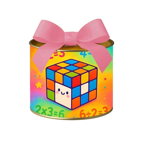 Tubo Lata Metalizada 7x10 Cubo Mágico