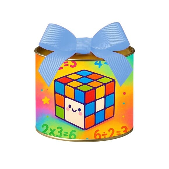 Tubo Lata Metalizada 7x10 Cubo Mágico