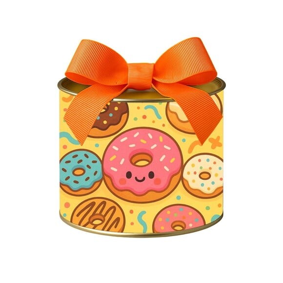 Tubo Lata Metalizada 7x10 Donuts