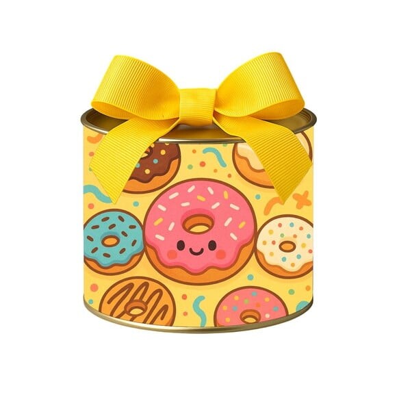 Tubo Lata Metalizada 7x10 Donuts