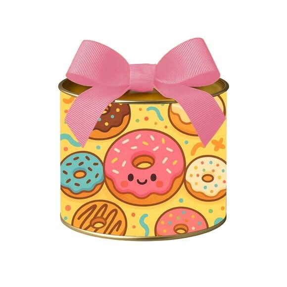 Tubo Lata Metalizada 7x10 Donuts