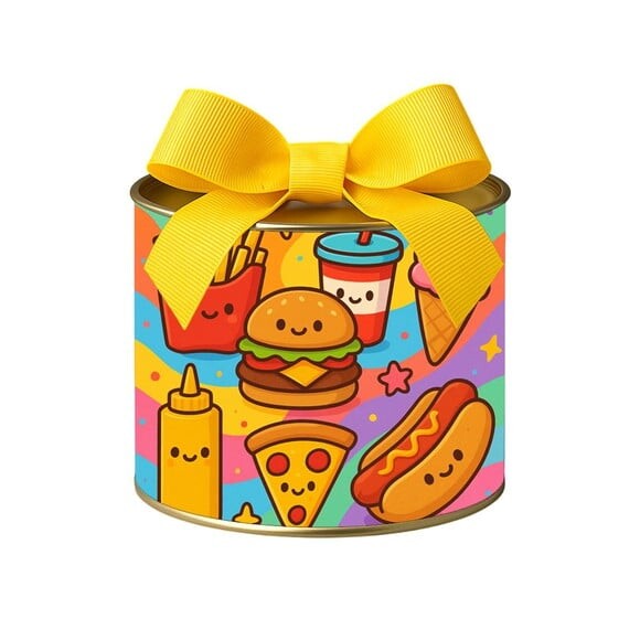 Tubo Lata Metalizada 7x10 Fast Food