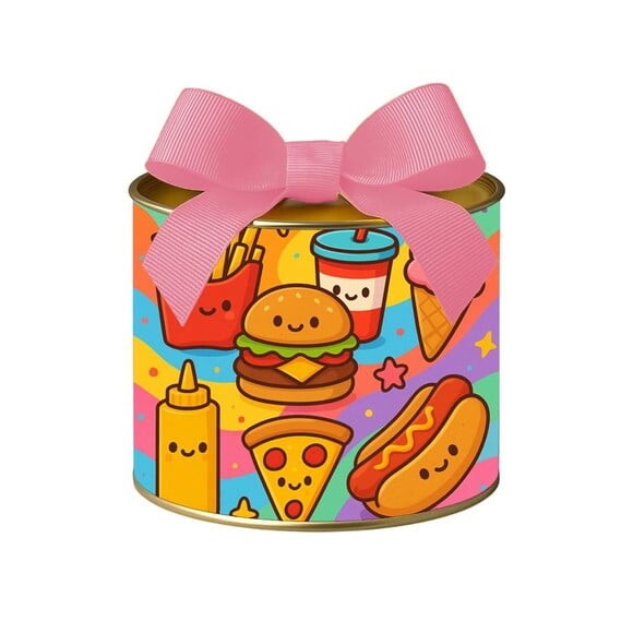 Tubo Lata Metalizada 7x10 Fast Food