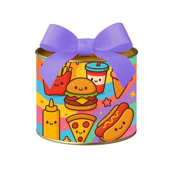 Tubo Lata Metalizada 7x10 Fast Food
