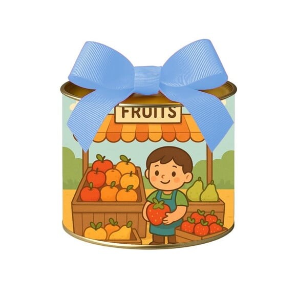 Tubo Lata Metalizada 7x10 Feira de Frutas