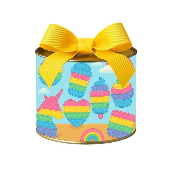Tubo Lata Metalizada 7x10 Fidget Toys