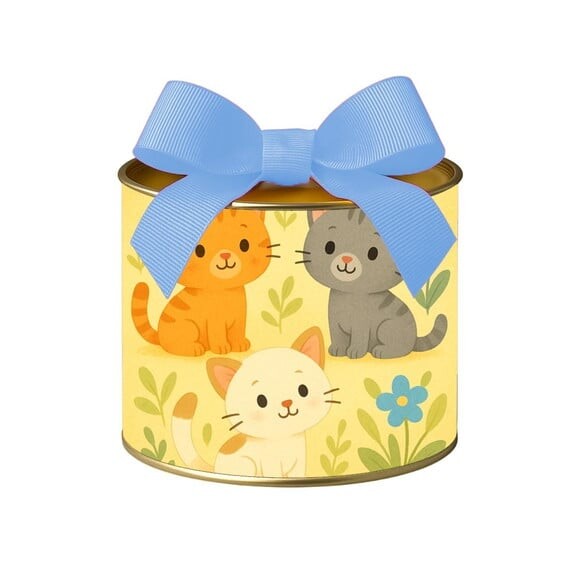 Tubo Lata Metalizada 7x10 Gatinhos