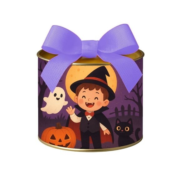 Tubo Lata Metalizada 7x10 Halloween