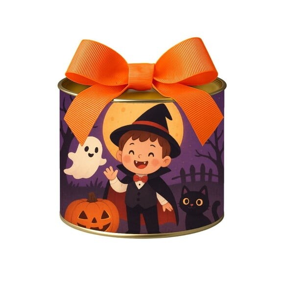 Tubo Lata Metalizada 7x10 Halloween