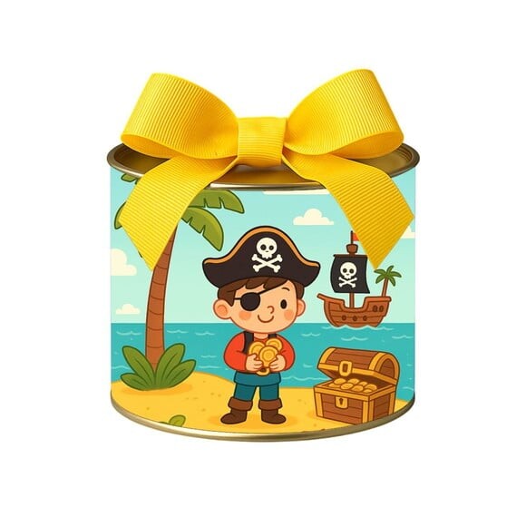 Tubo Lata Metalizada 7x10 Ilha Pirata