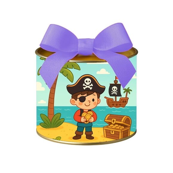 Tubo Lata Metalizada 7x10 Ilha Pirata