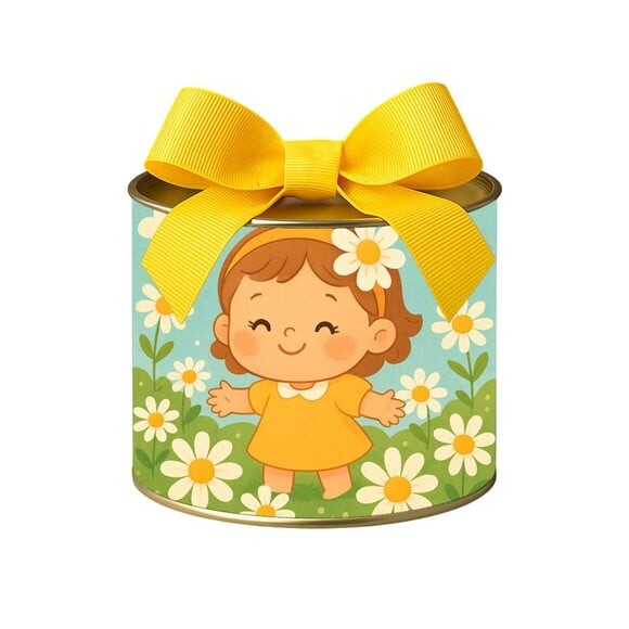 Tubo Lata Metalizada 7x10 Jardim das Margaridas