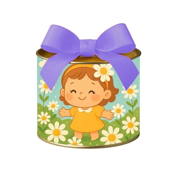 Tubo Lata Metalizada 7x10 Jardim das Margaridas