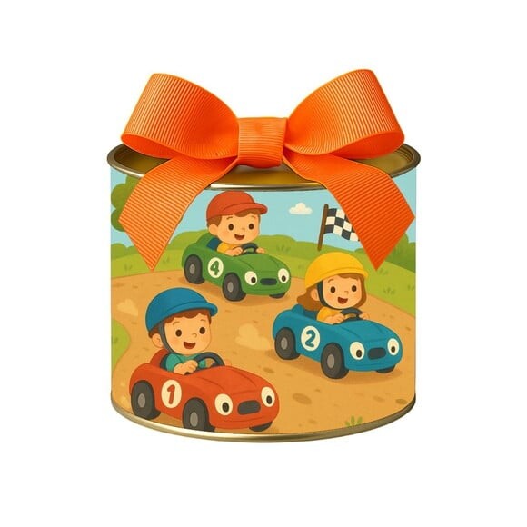 Tubo Lata Metalizada 7x10 Kart Infantil
