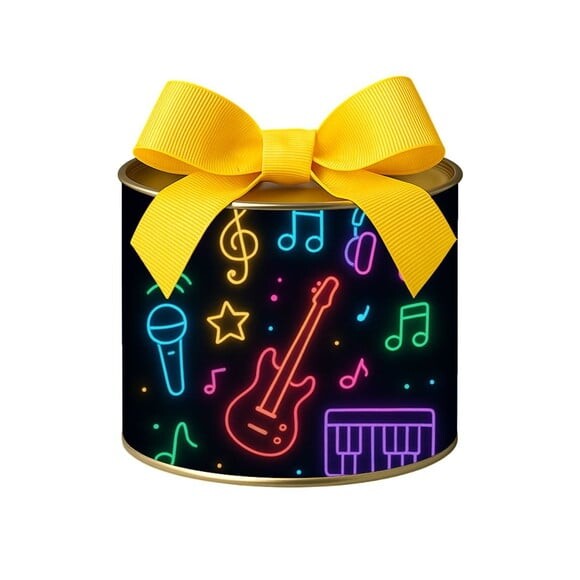Tubo Lata Metalizada 7x10 Neon Musical