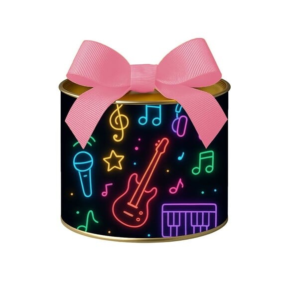 Tubo Lata Metalizada 7x10 Neon Musical