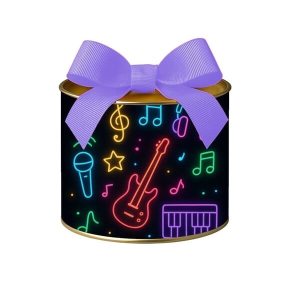 Tubo Lata Metalizada 7x10 Neon Musical