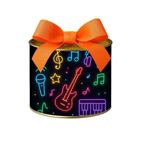 Tubo Lata Metalizada 7x10 Neon Musical