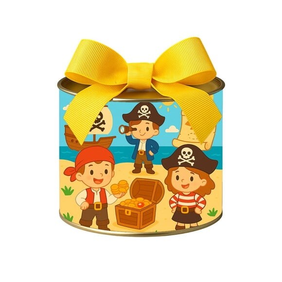 Tubo Lata Metalizada 7x10 Piratas