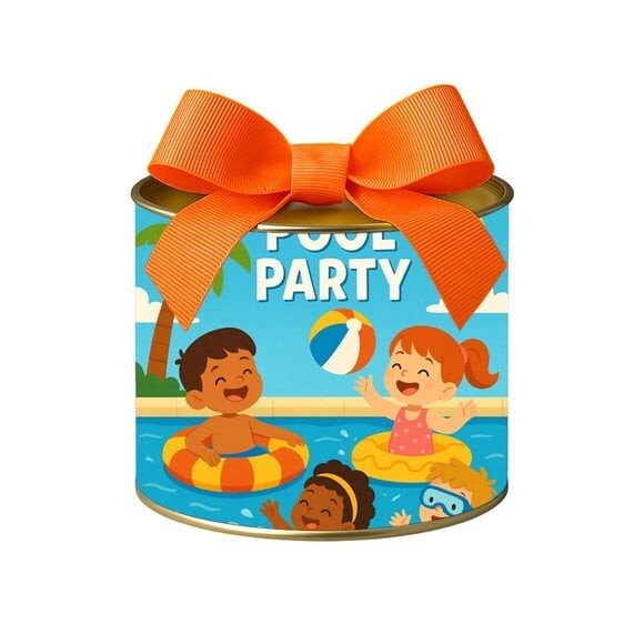 Tubo Lata Metalizada 7x10 Pool Party